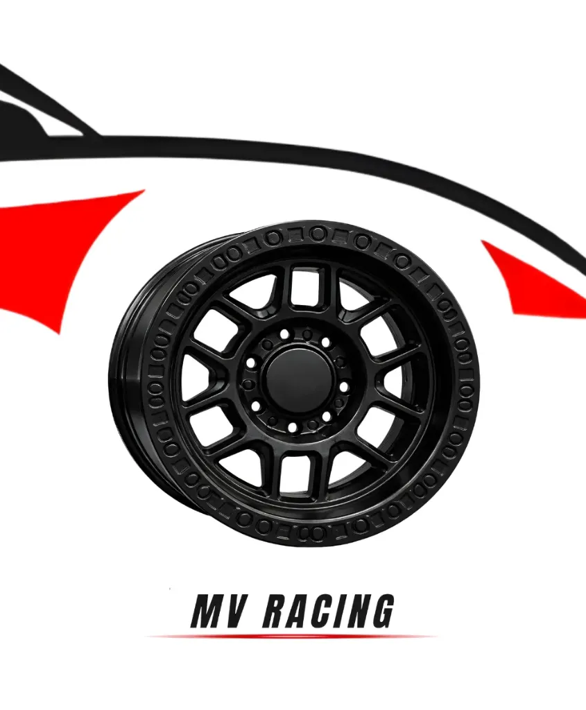 1742 15X8 6X139 MATT BLACK