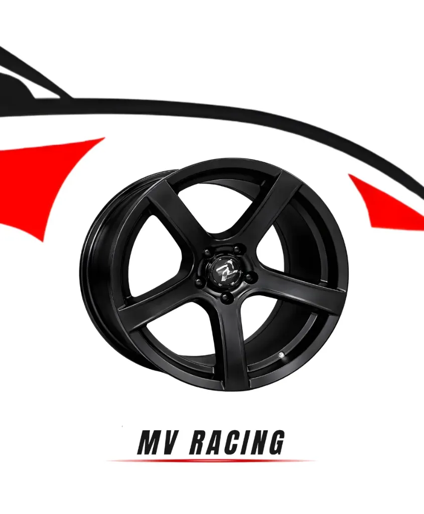 200579R F 20X9.5 5X115 MATTE BLACK