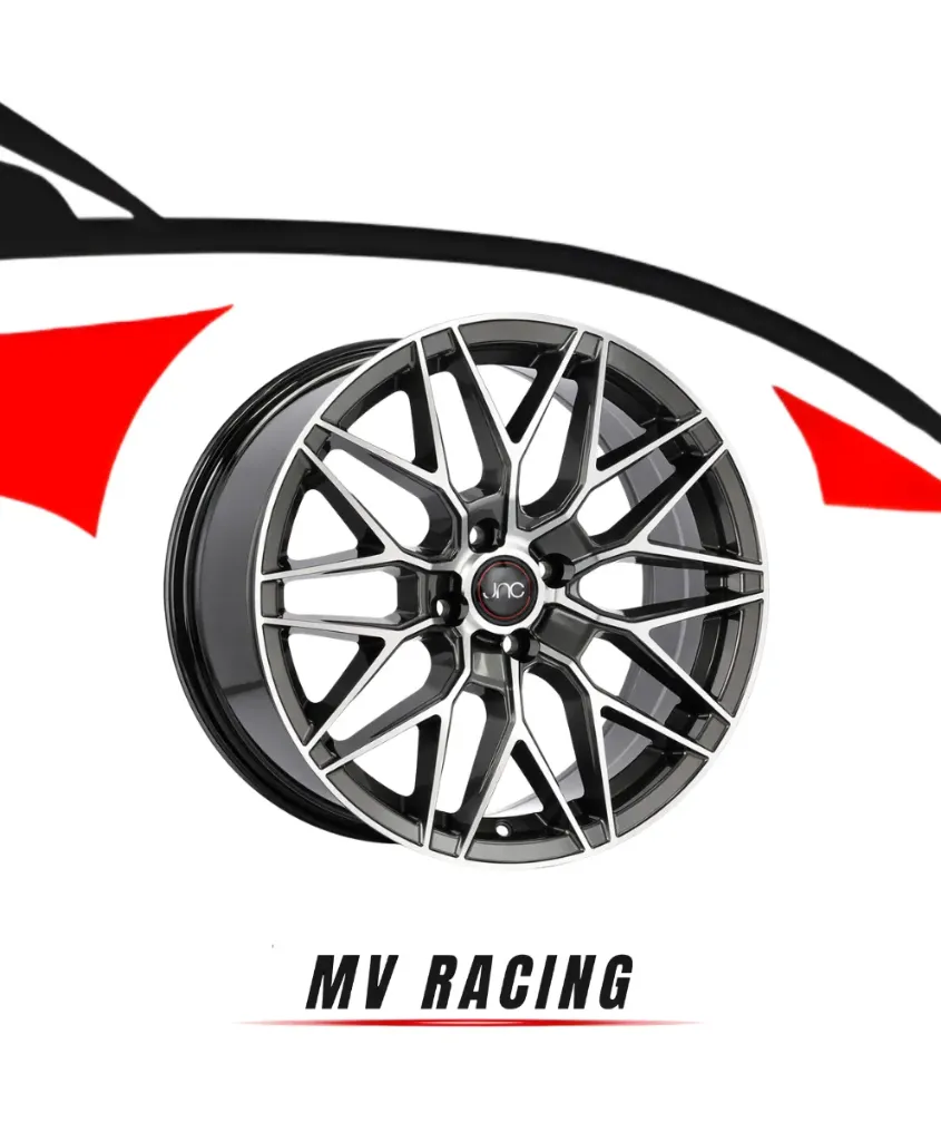 Juego de Rines (4pzas) 17X7.5 4X100 ET 38 CB 67.1 HYPER BLACK+MACHINED FACE