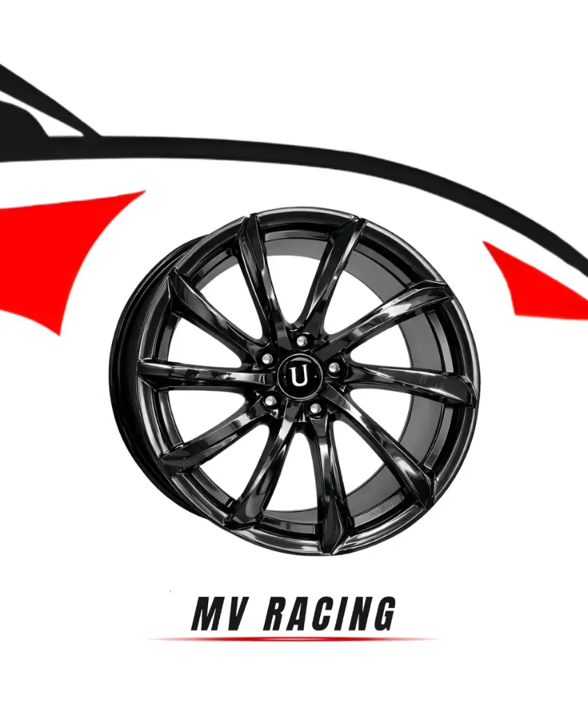 Juego de Rines (4pzas) 20X9 5X114 HYPER BLACK