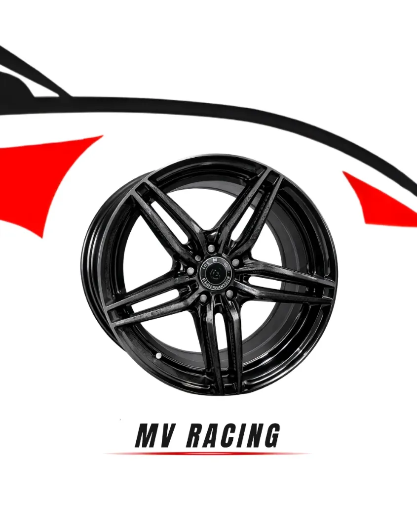 Juego de Rines (4pzas) 17X7.5 4X100 35 67.1 BLACK MACHINE FACE