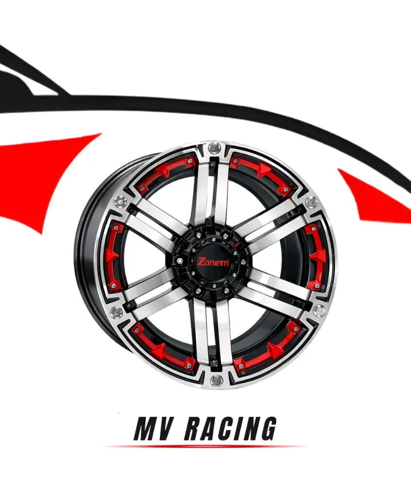 Juego de Rines (4pzas) 16X8 6X114.3 ET -10 CB 66.1 MBR