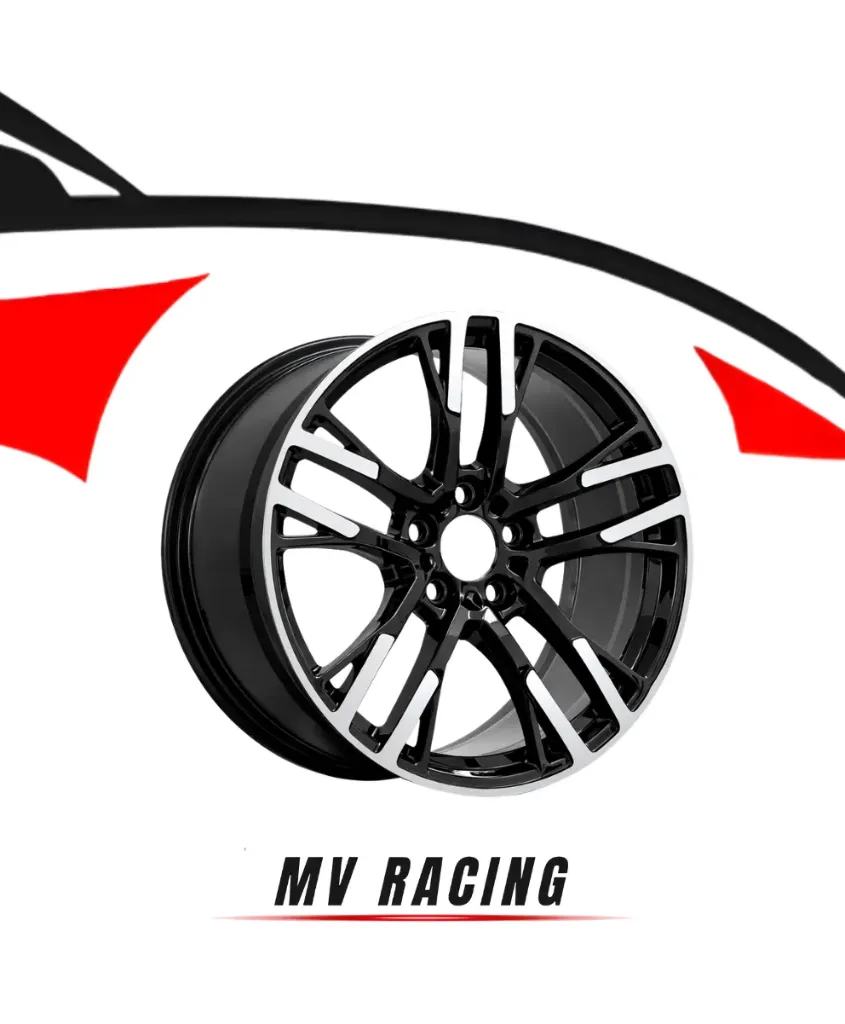 Juego de Rines (4pzas) 19X8.5 32 66.45 5X112 Black Machined Face