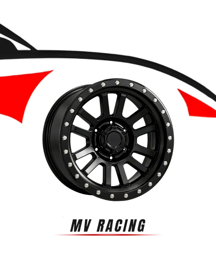 Juego de Rines (4pzas) 17X9 0 110.1 6X139.7 MATT BLACK