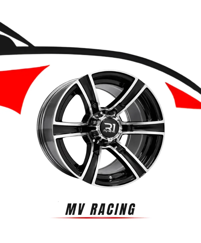 Juego de Rines (4pzas) 15X8 6X139.7 ET 0 CB 108 BLACK MACHINE FACE