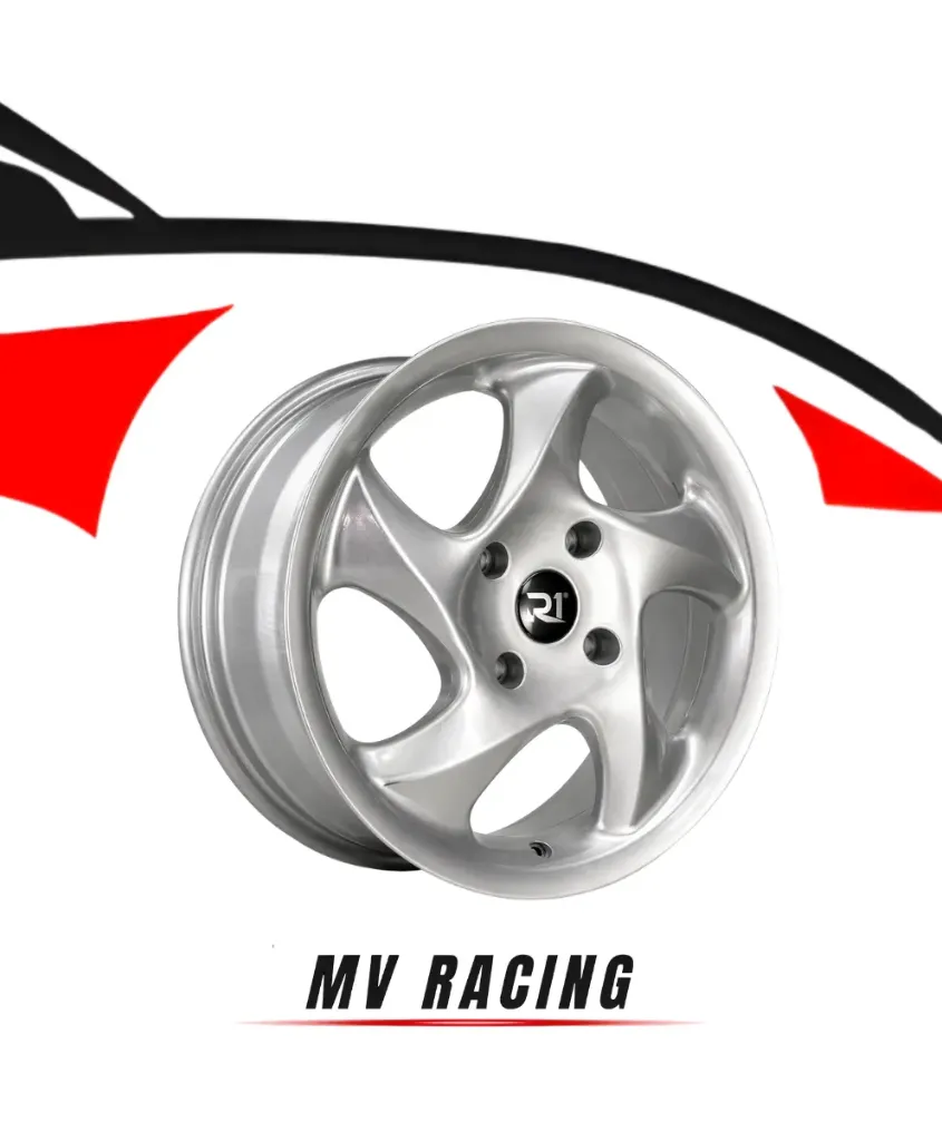 Juego de Rines (4pzas) 17X7.5 4X130 ET 20 CB 73.1 SILVER MACHINE LIP