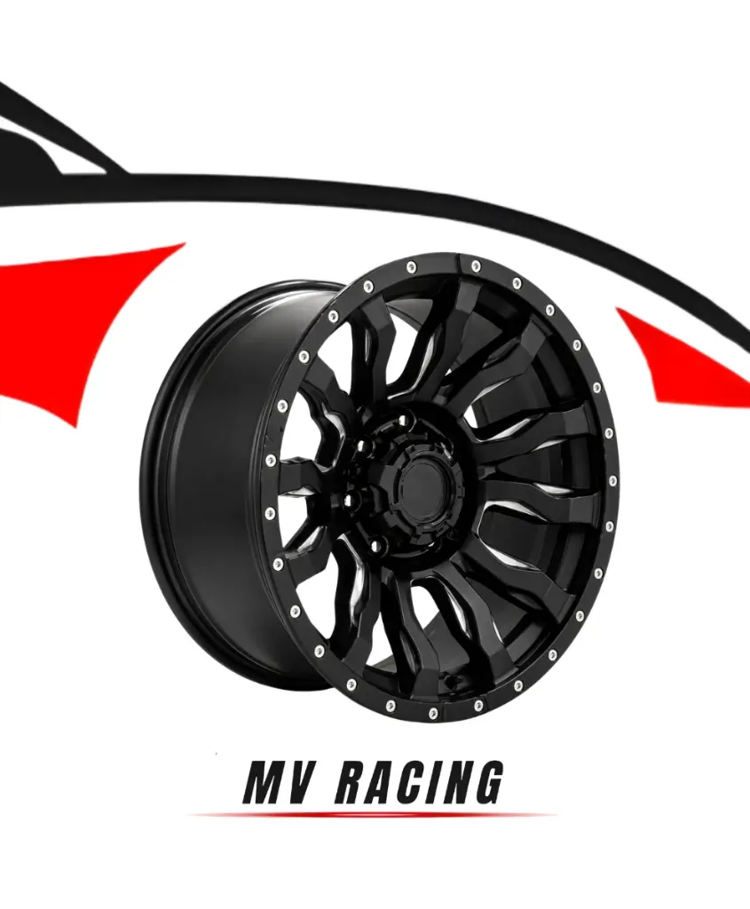 Juego de Rines (4pzas) 20X9.0 6X139.7 ET 0 CB 110.1 MB+MILLING SPOKE & RIVETS