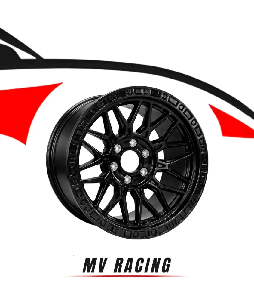 Juego de Rines (4pzas) 17X8.0 6X114.3 ET 10 CB 66.1 MATT BLACK