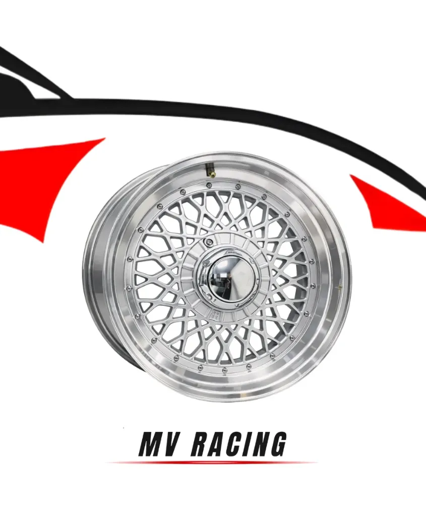 Juego de Rines (4pzas) 17X7.5 4X100/114.3 ET 38 CB 73.1 SILVER MACHINE LIP