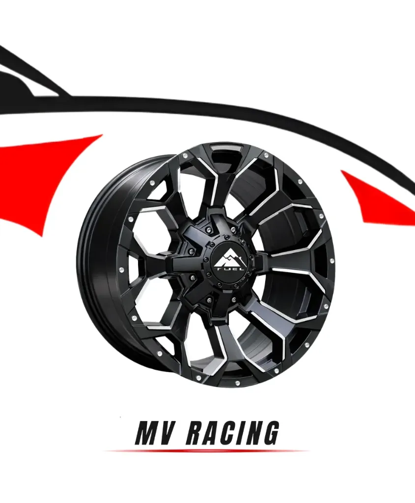 Juego de Rines (4pzas) 20X9.0 6X135/139.7 ET 10 CB 110.5 MATT BLACK MACHINE FACE